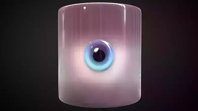 Stylized Eye customizable PBR material Texture