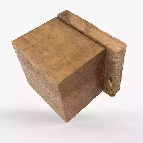 Photorealistic 3D scan of wooden beam