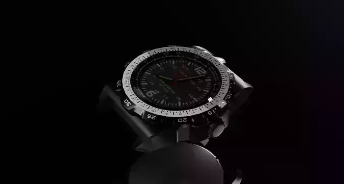 North Edge EVOQUE 2 Wristwatch 3D Model