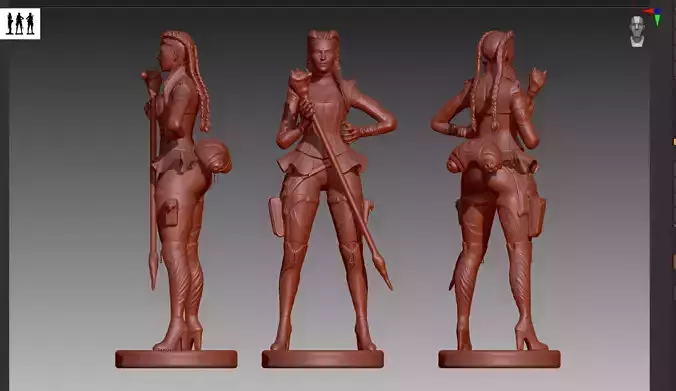 Apex Legends Loba STL and OBJ 3D print model