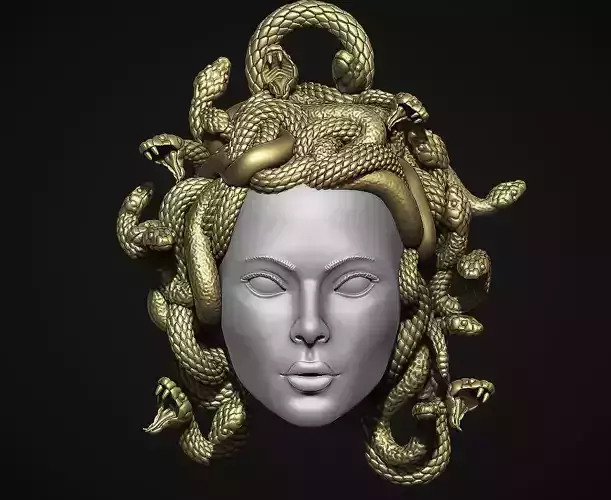 MEDUSA GORGON PENDANT