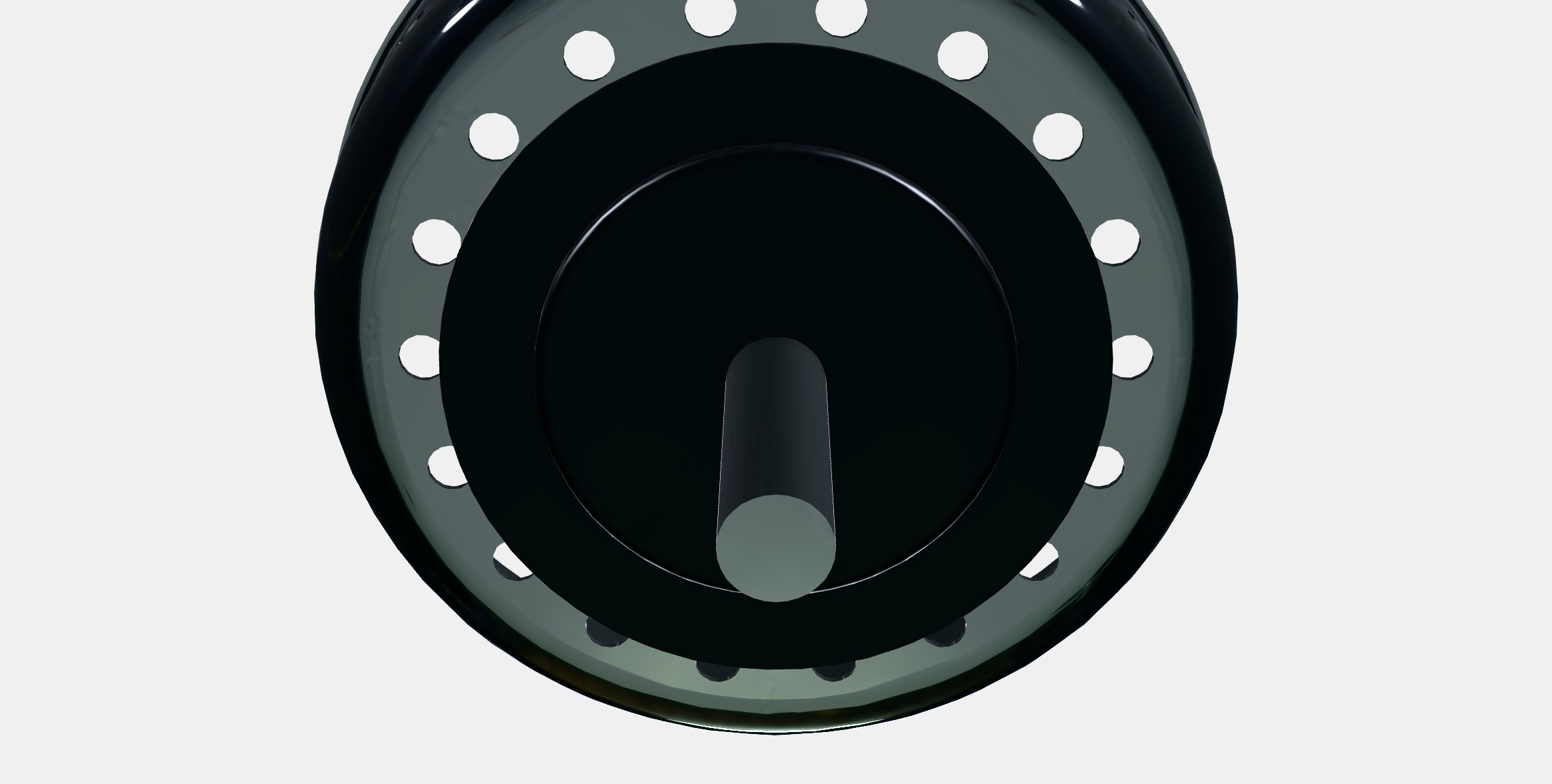 LILLVIKEN Sink stopper Low-poly 3D model_8