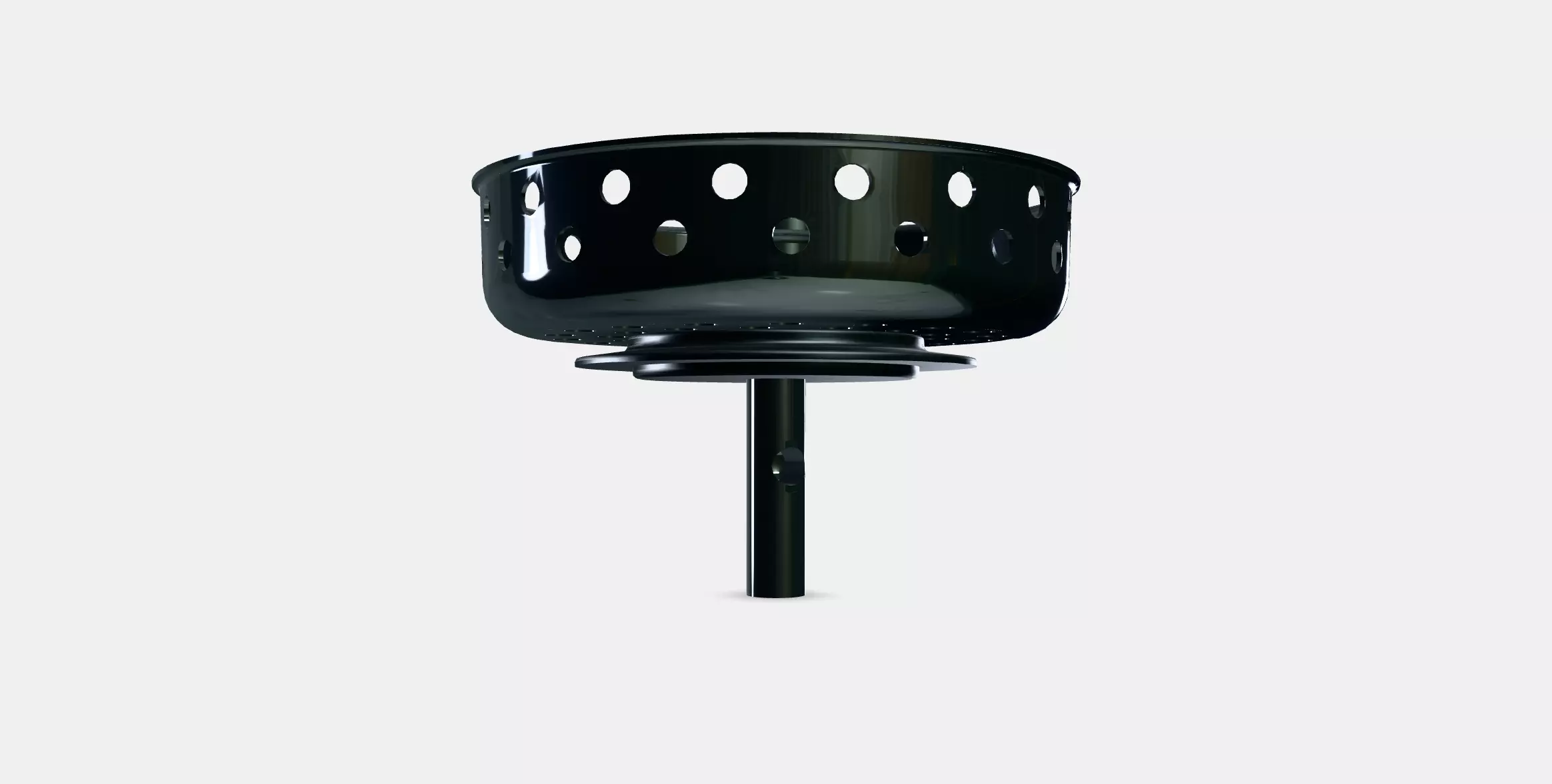 LILLVIKEN Sink stopper Low-poly 3D model_0