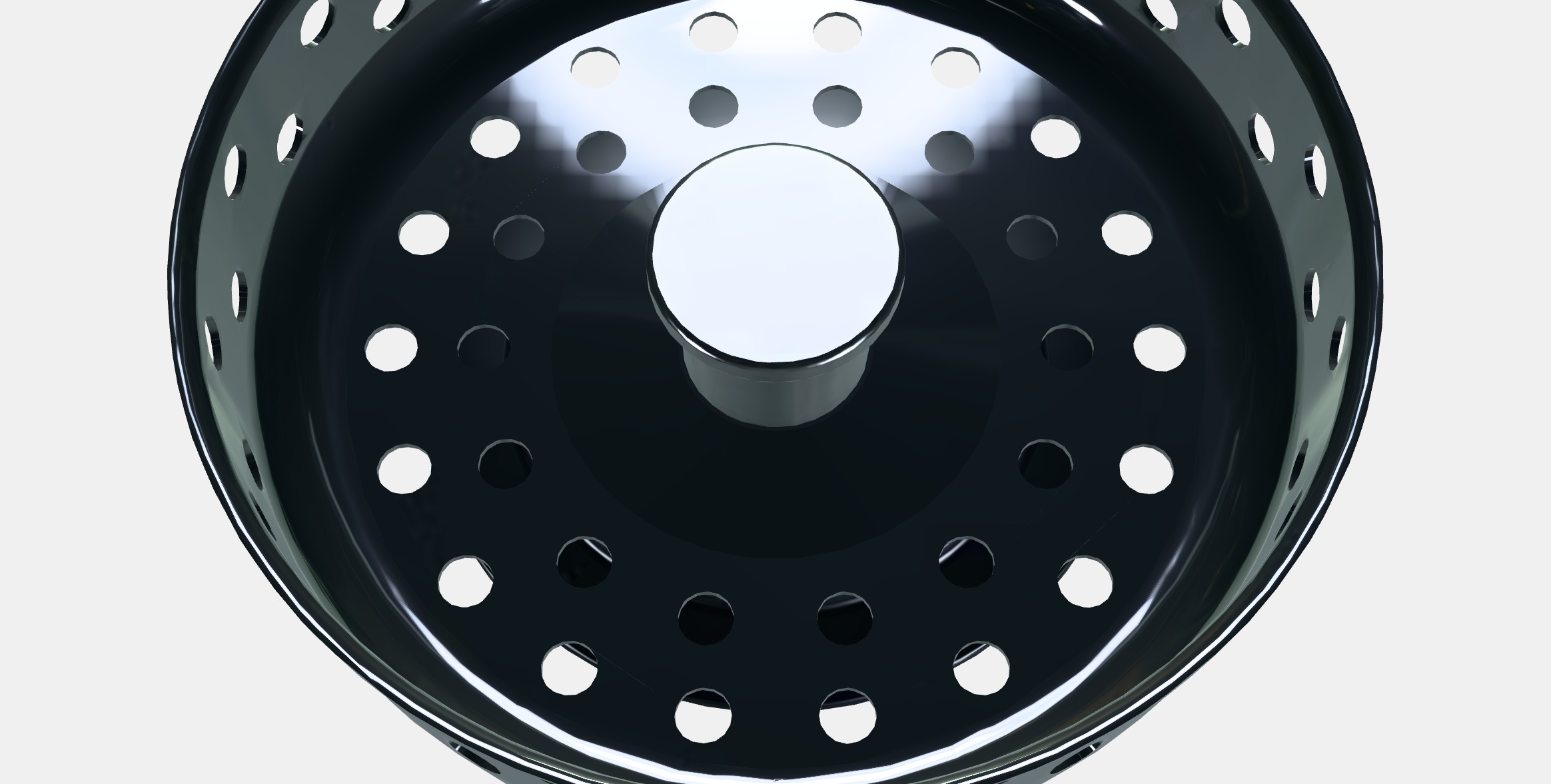 LILLVIKEN Sink stopper Low-poly 3D model_4