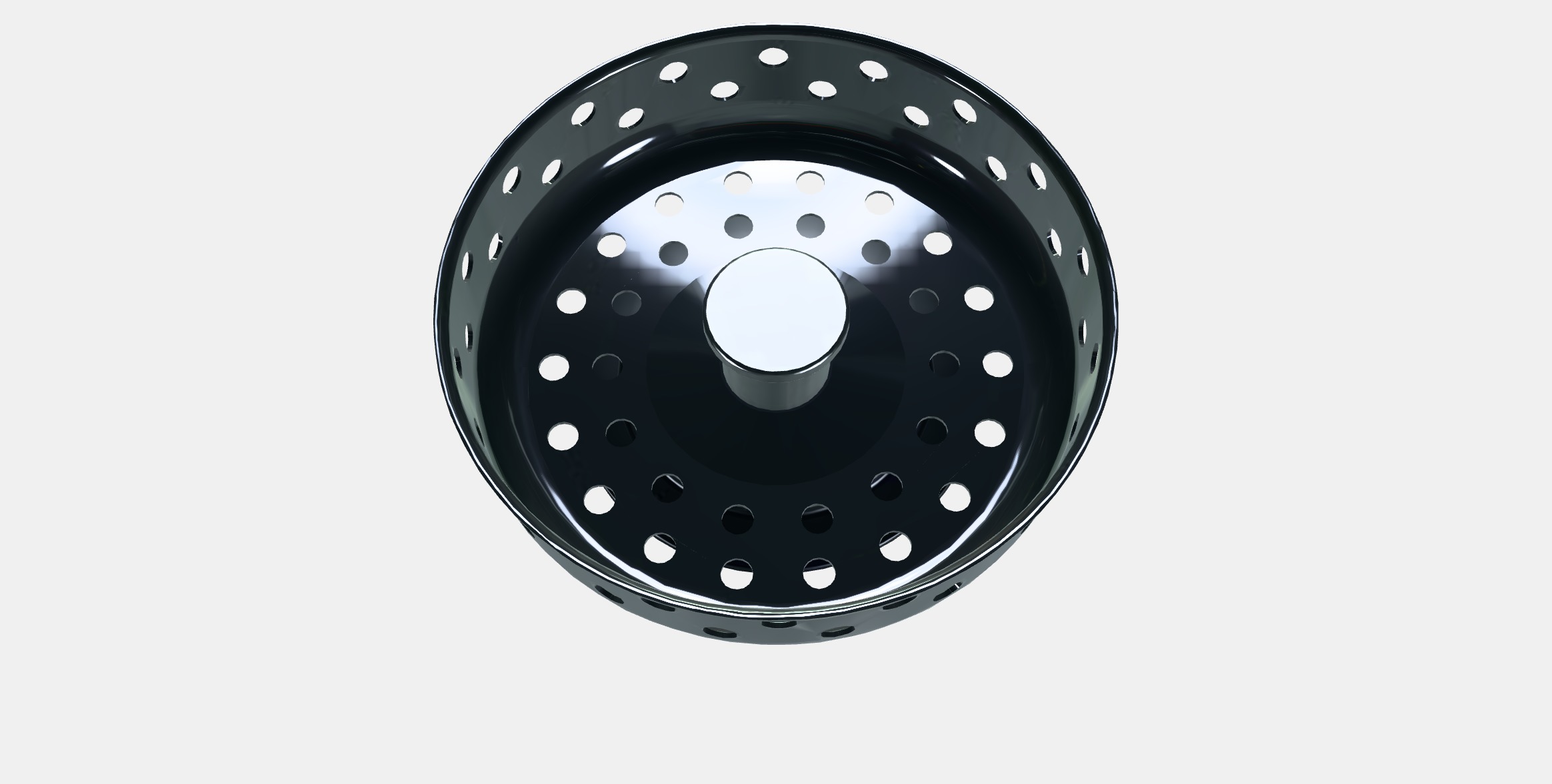 LILLVIKEN Sink stopper Low-poly 3D model_3