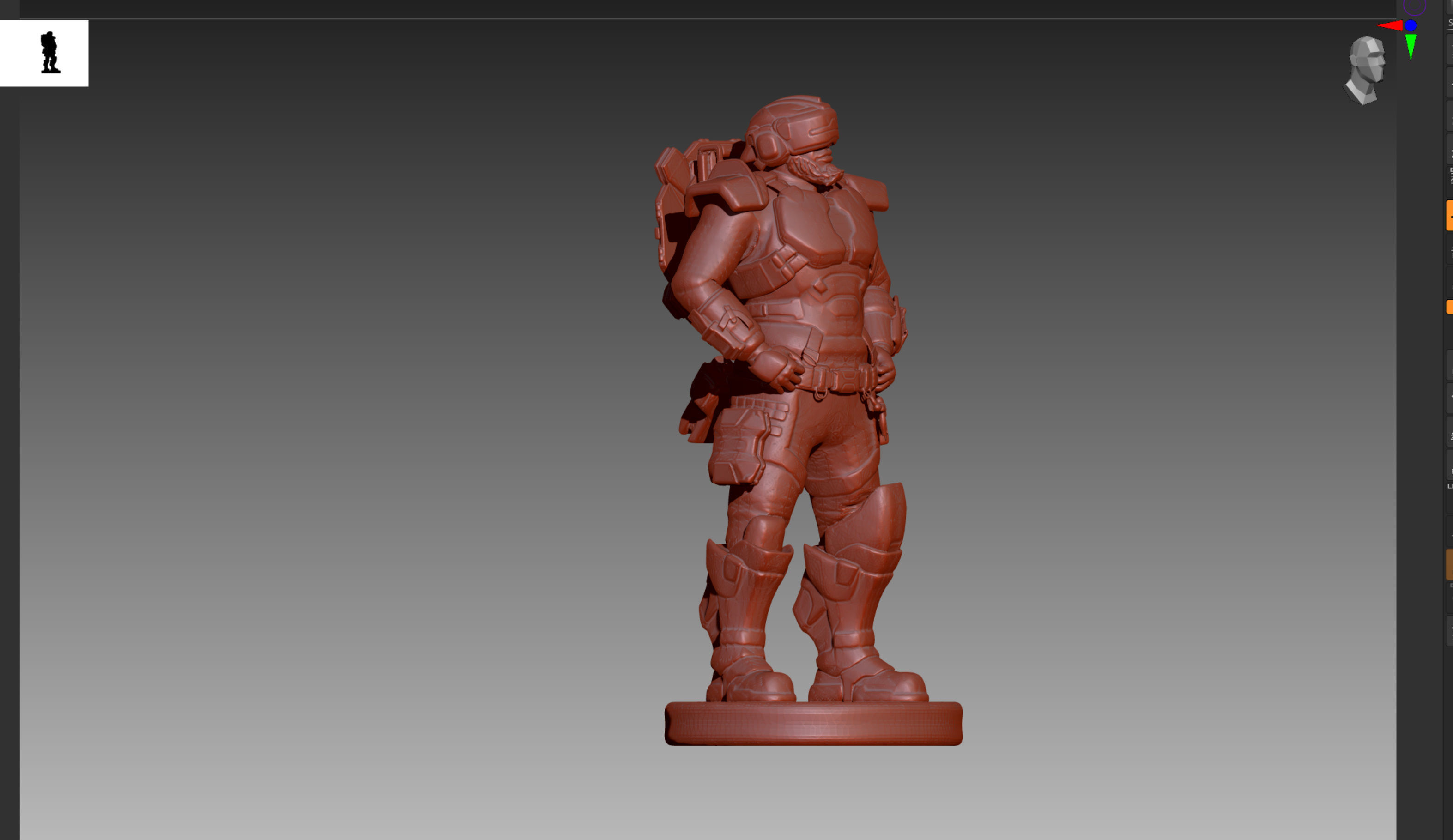 Apex Legends Newcastle STL and OBJ 3D print model_8