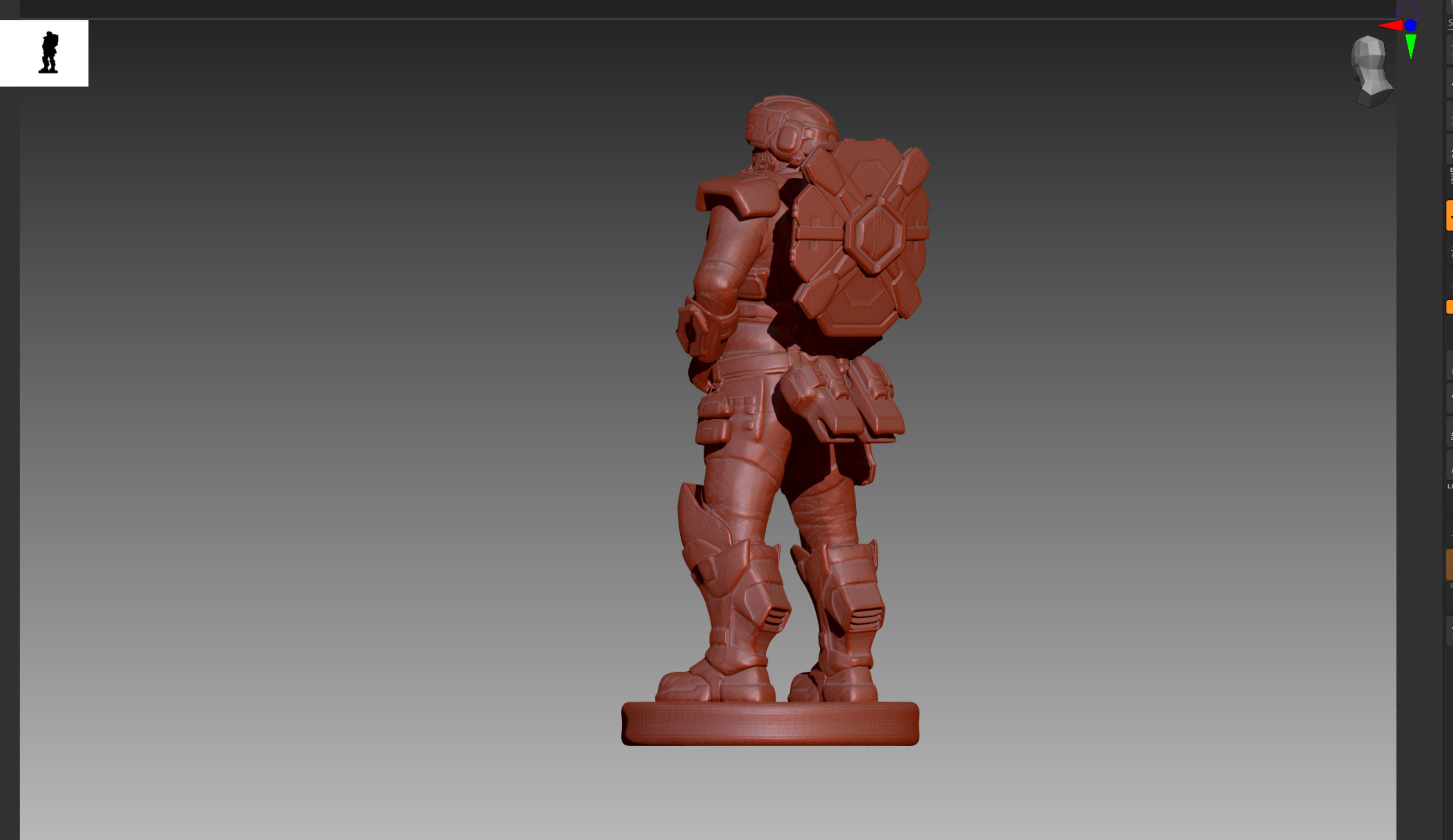 Apex Legends Newcastle STL and OBJ 3D print model_4