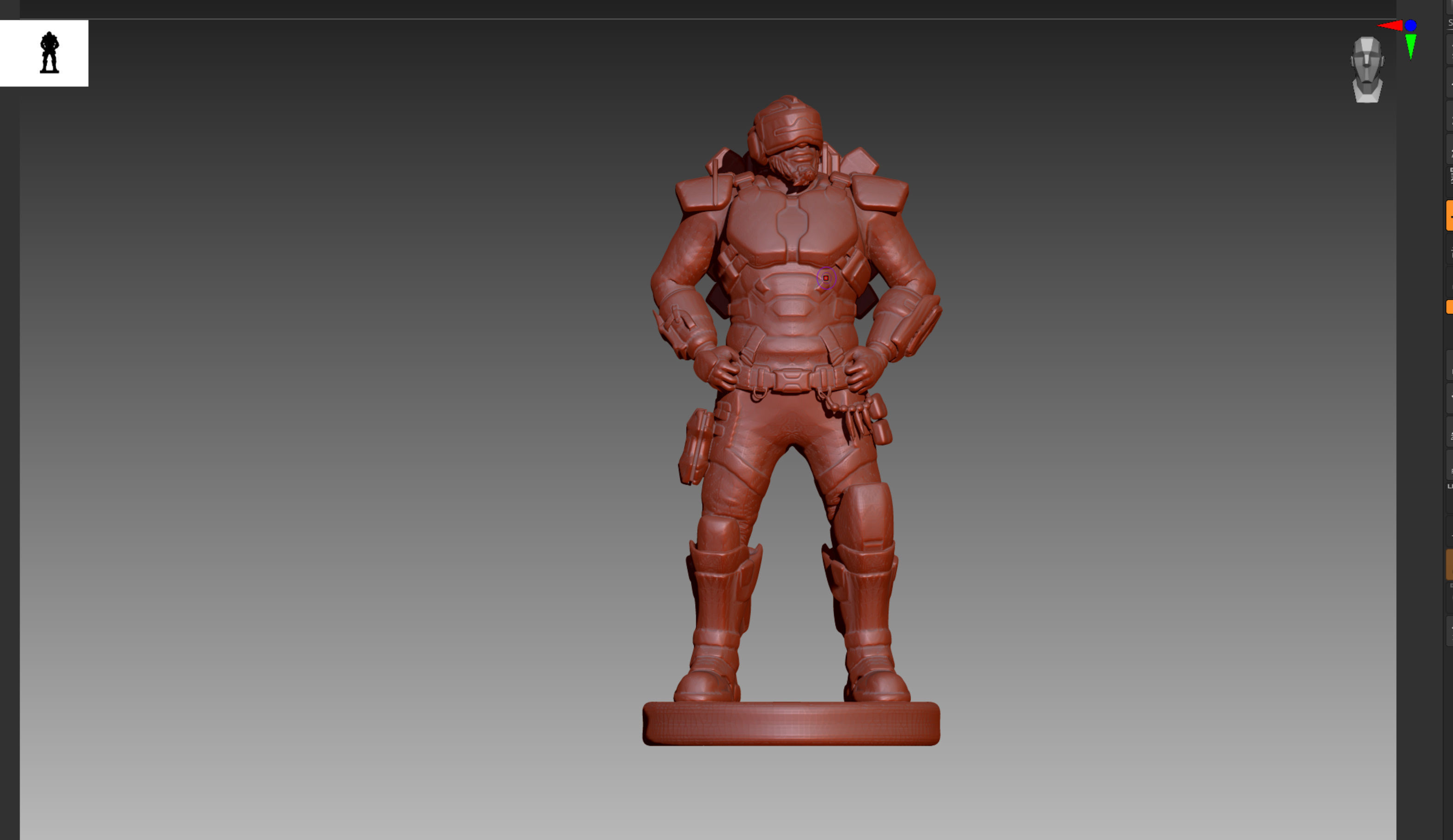 Apex Legends Newcastle STL and OBJ 3D print model_1
