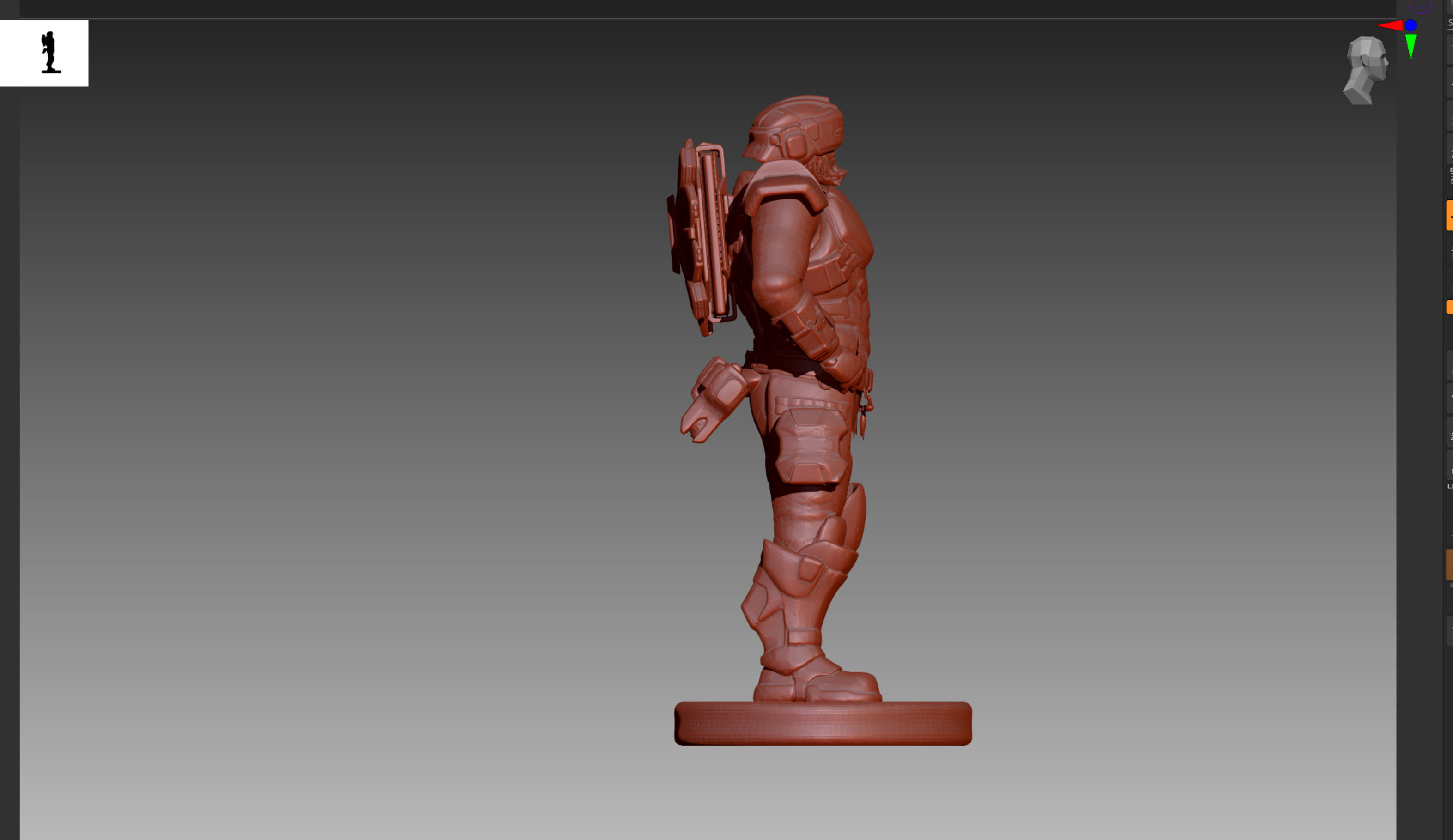 Apex Legends Newcastle STL and OBJ 3D print model_7