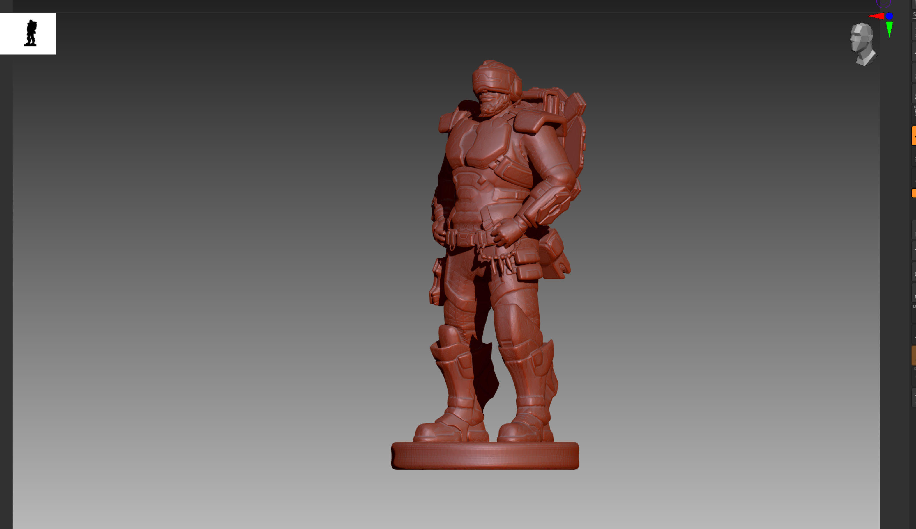 Apex Legends Newcastle STL and OBJ 3D print model_2