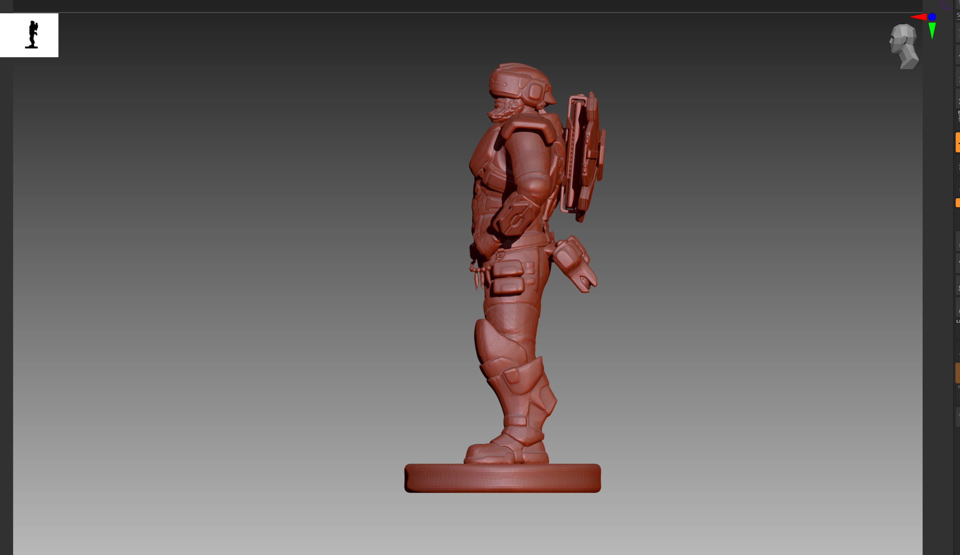 Apex Legends Newcastle STL and OBJ 3D print model_3