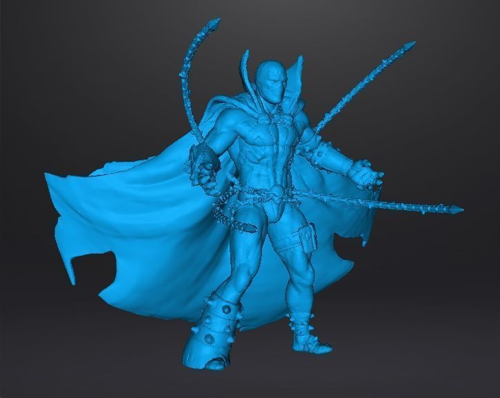 SPAWN CHAIN ATTACK MINIATURE MODEL FOR FANTASY HORROR GAMES RPG 3D print model_10
