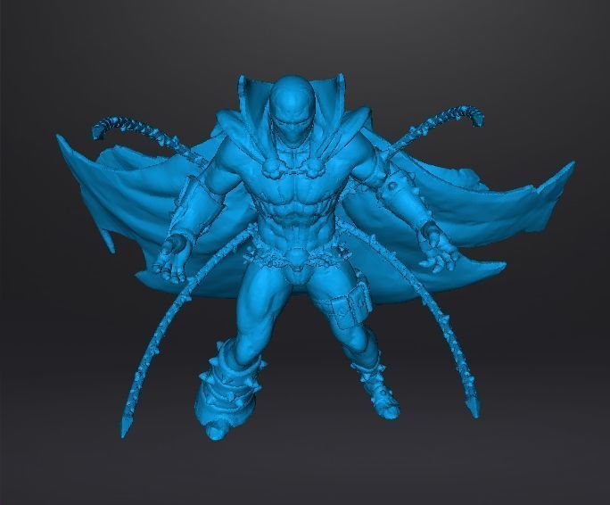 SPAWN CHAIN ATTACK MINIATURE MODEL FOR FANTASY HORROR GAMES RPG 3D print model_11