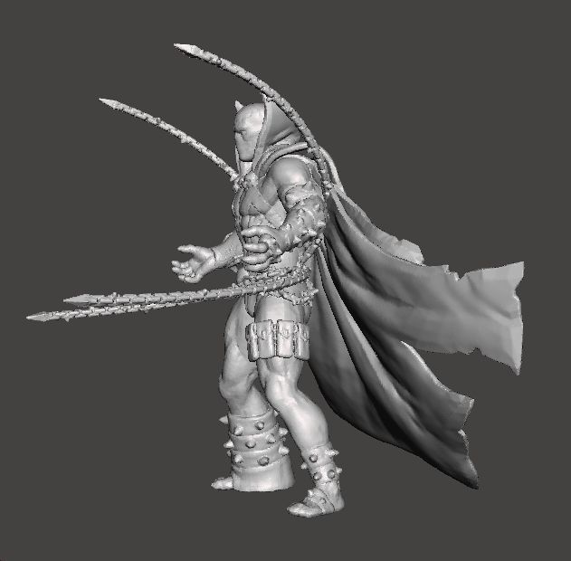 SPAWN CHAIN ATTACK MINIATURE MODEL FOR FANTASY HORROR GAMES RPG 3D print model_3