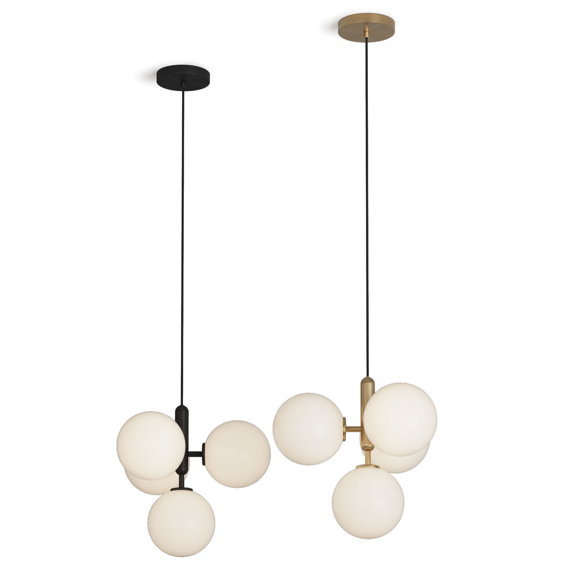 Pendant lamp Louvre Home Manisa 4 3D model_5