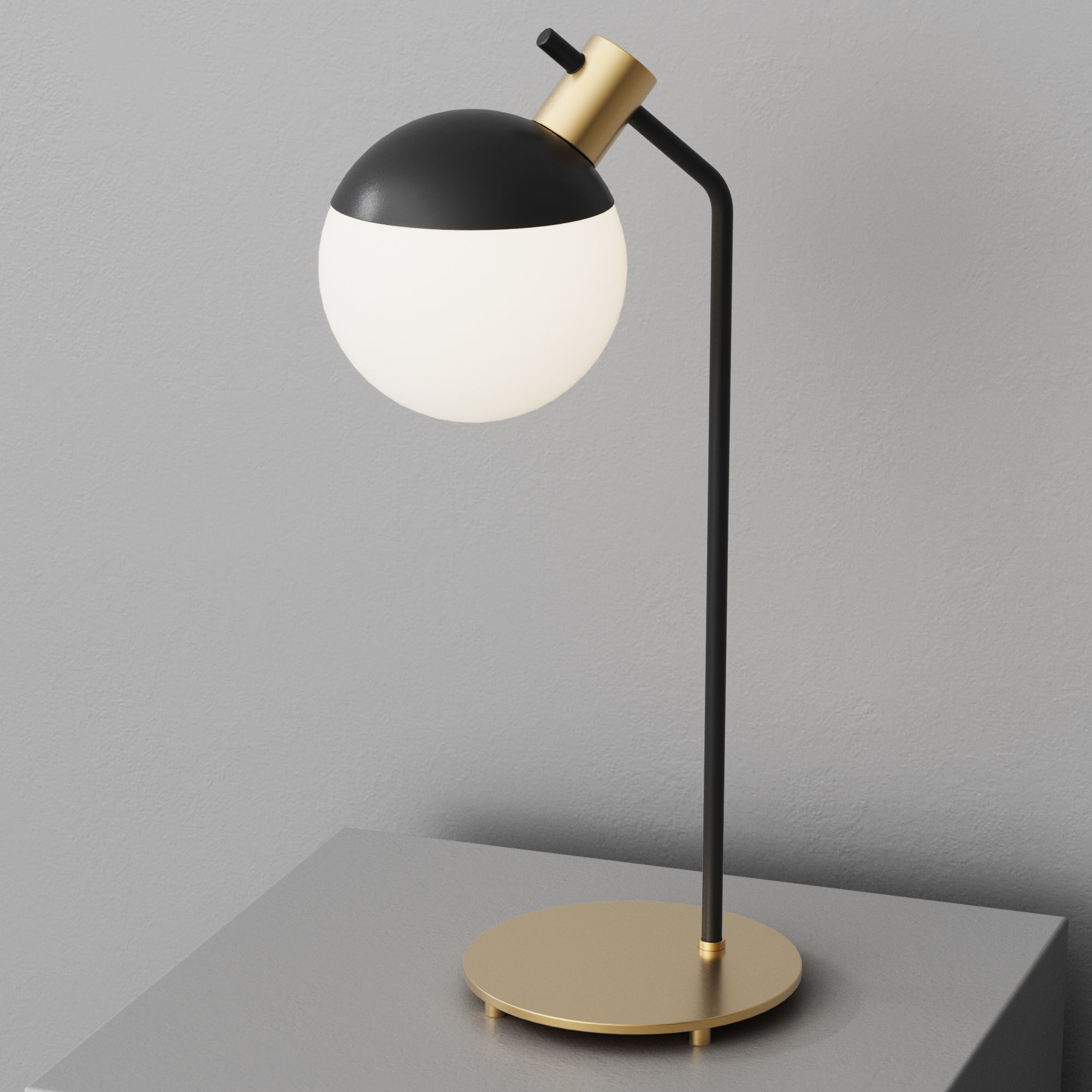 Louvre Home Miranda table lamp 3D model_5