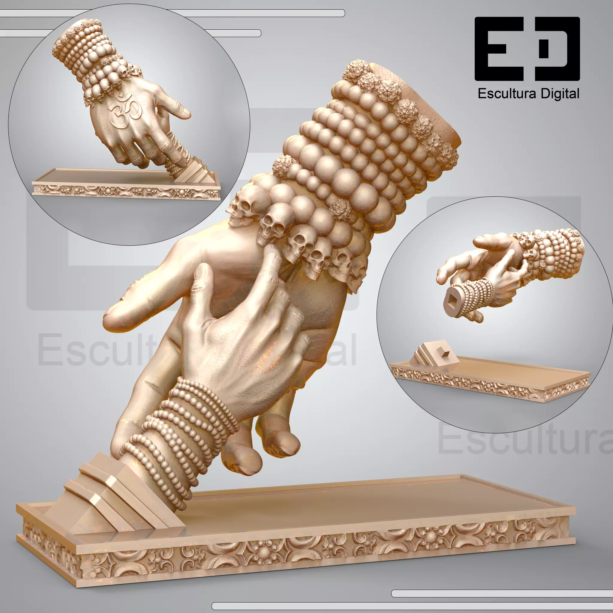 Hand of God - Mano de dios 3D print model