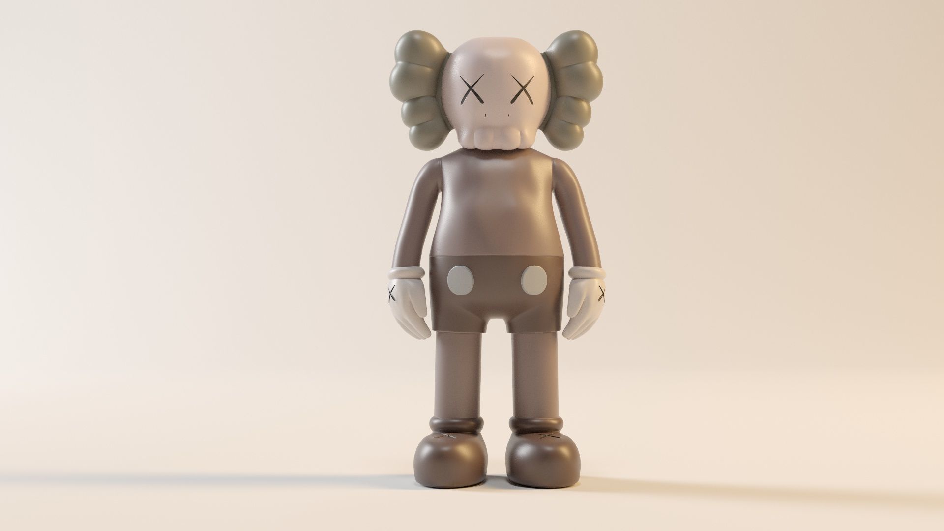 KAW RIGGED CHARACTER Low-poly 3D model_2