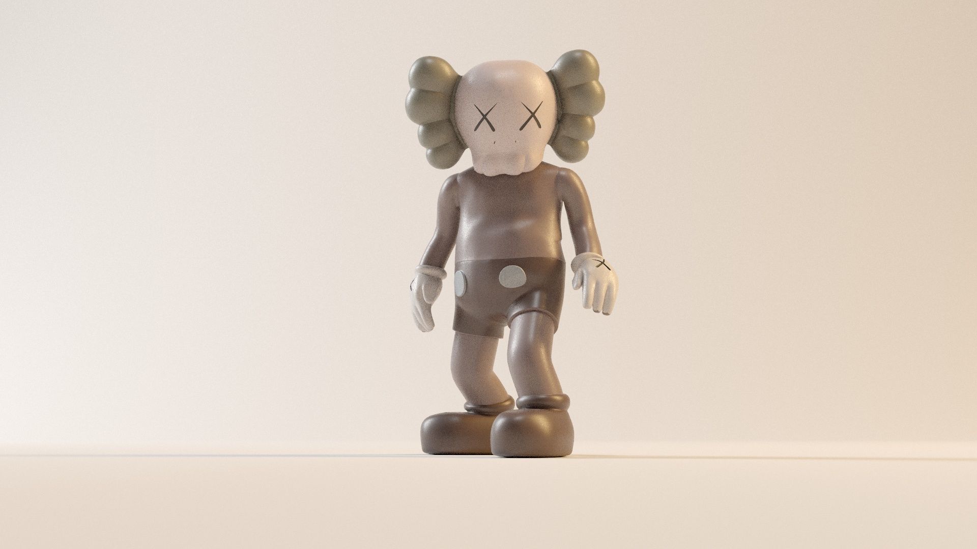 KAW RIGGED CHARACTER Low-poly 3D model_6