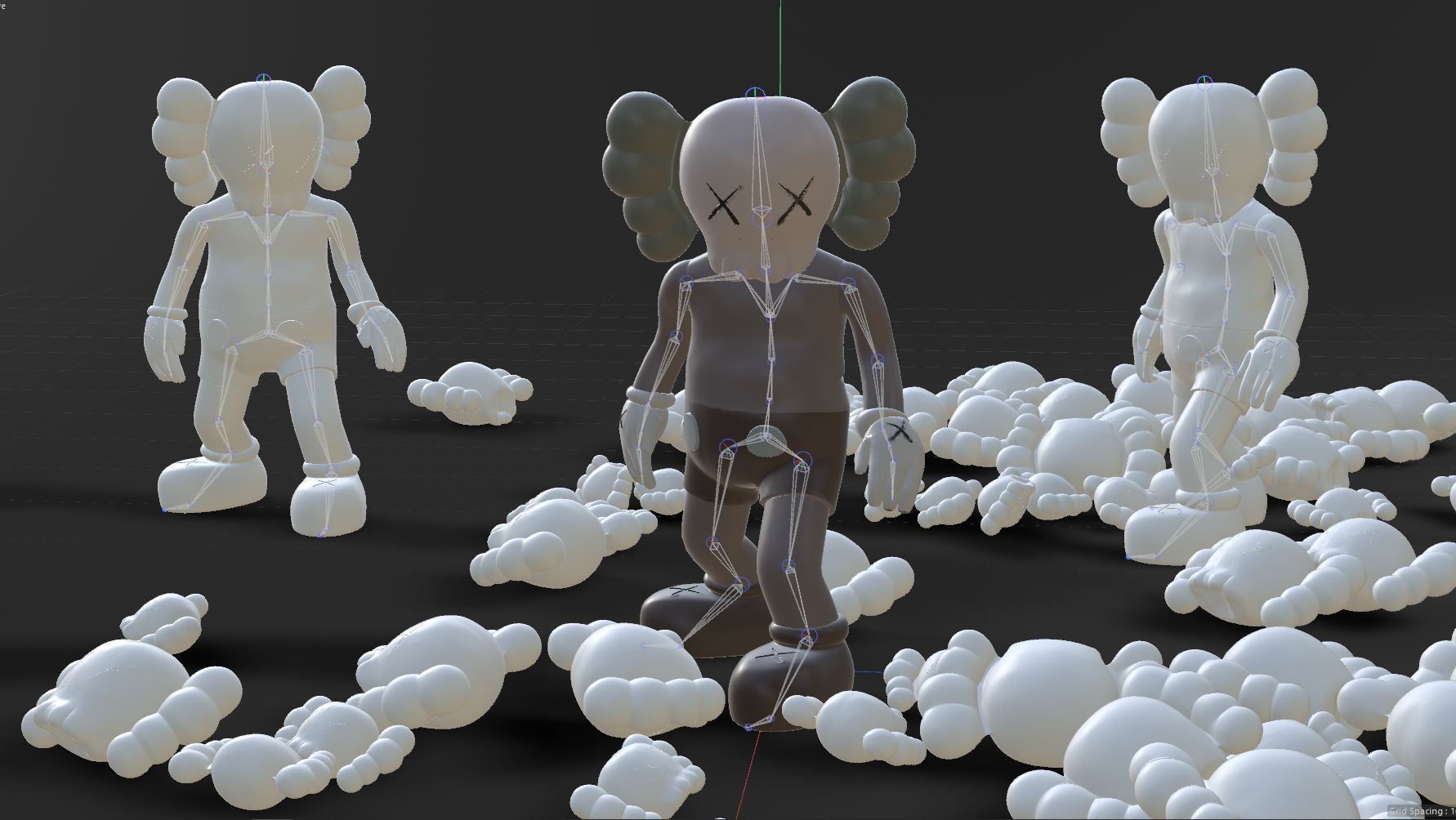 KAW RIGGED CHARACTER Low-poly 3D model_18