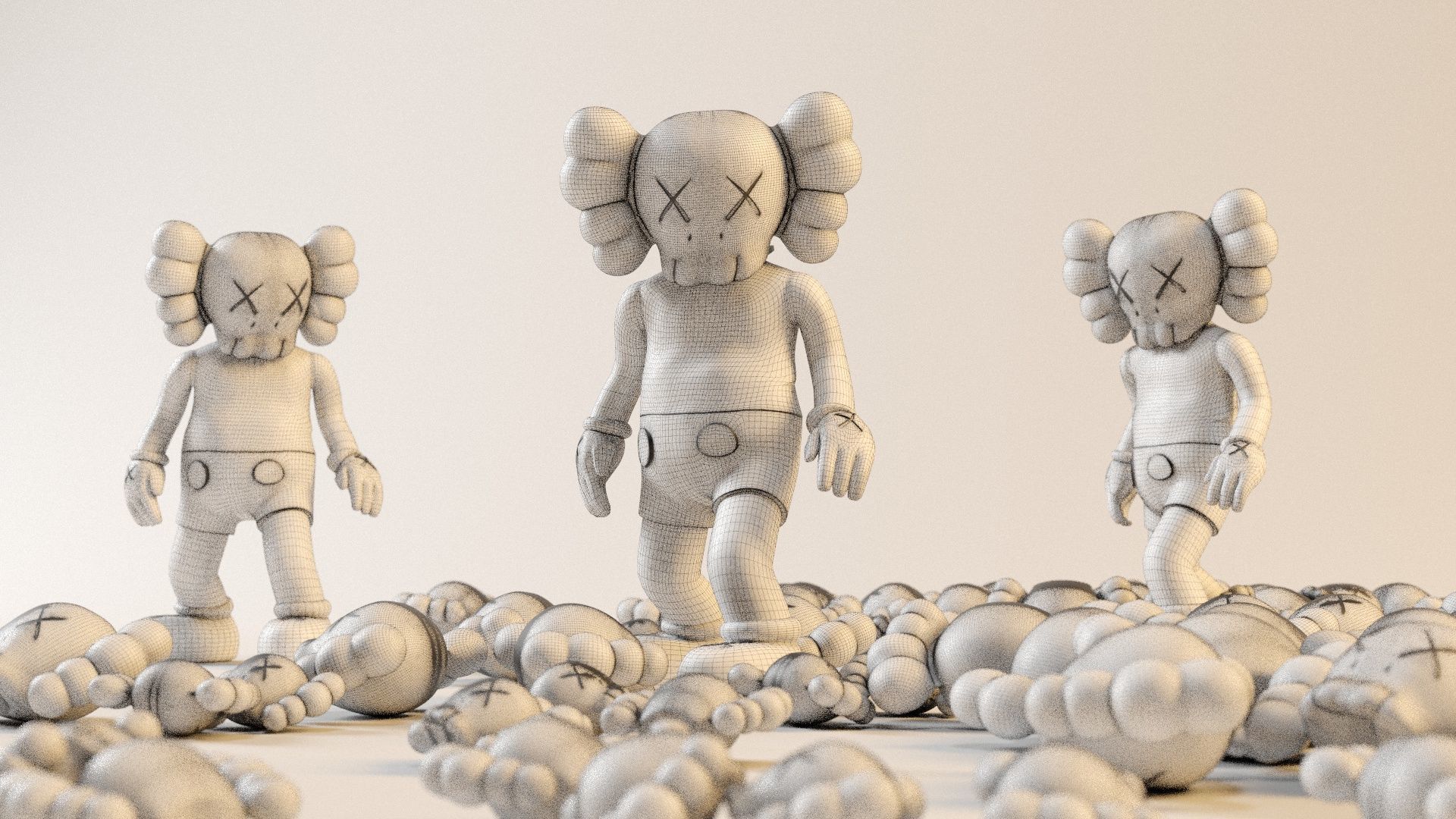 KAW RIGGED CHARACTER Low-poly 3D model_11