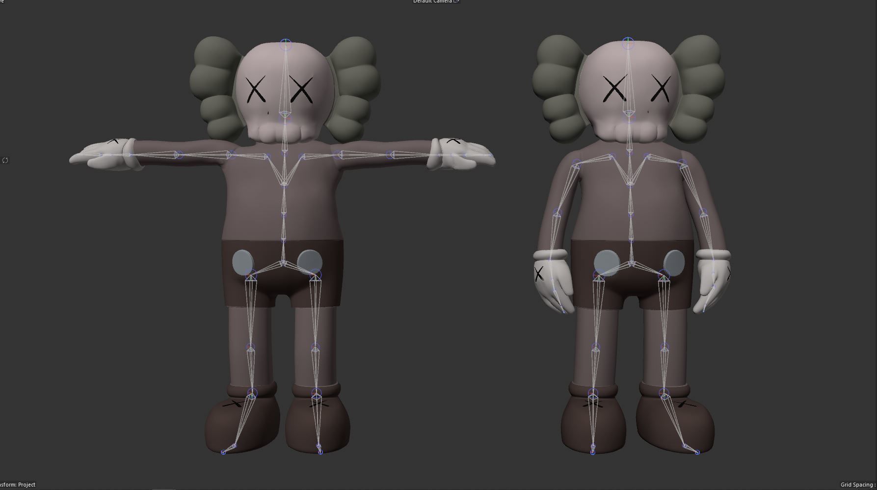 KAW RIGGED CHARACTER Low-poly 3D model_17