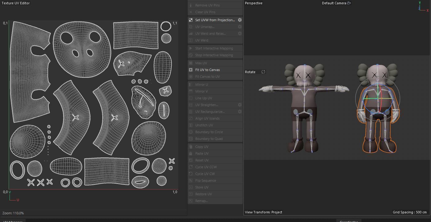 KAW RIGGED CHARACTER Low-poly 3D model_13