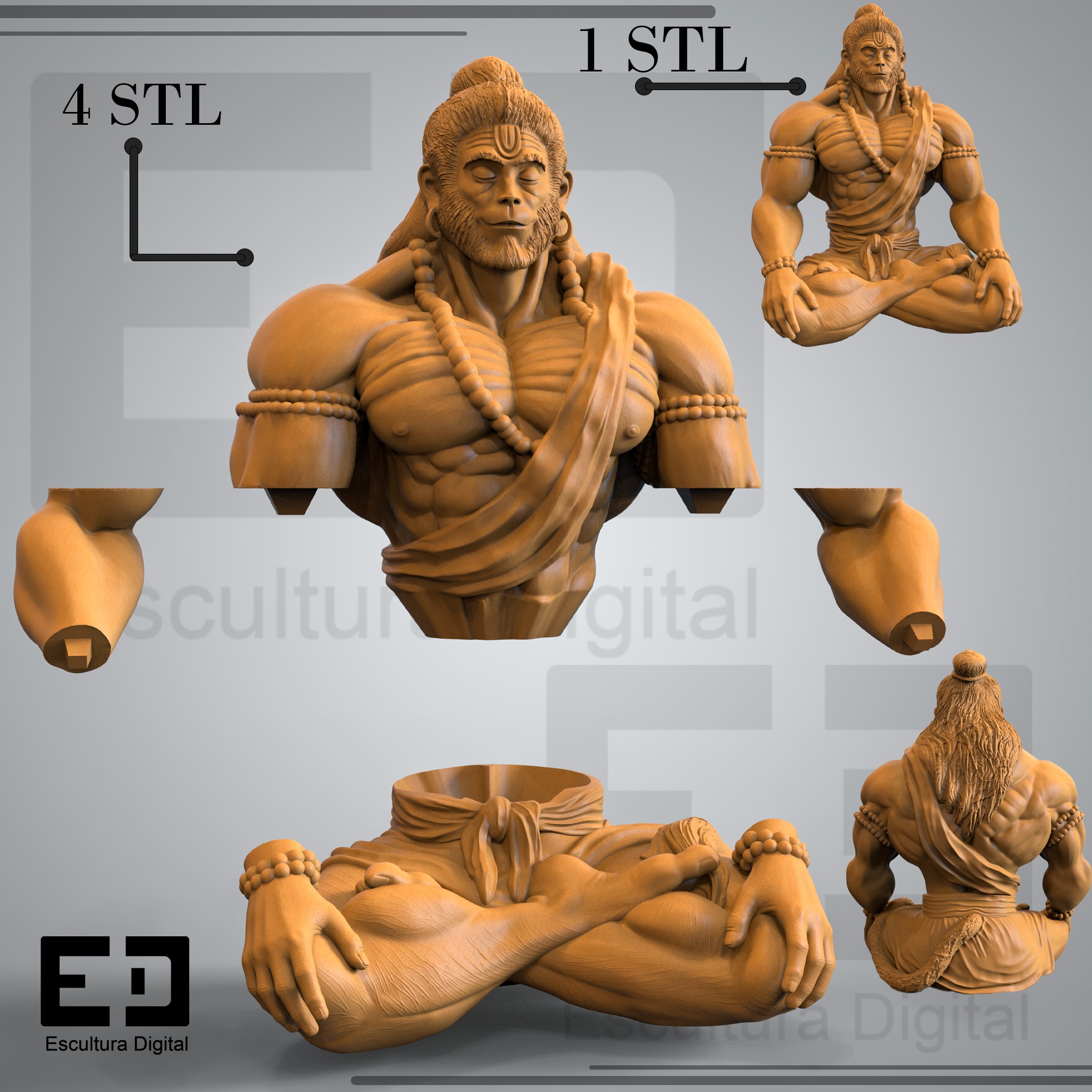 Sun Wukong - Monkey King 3D print model_1