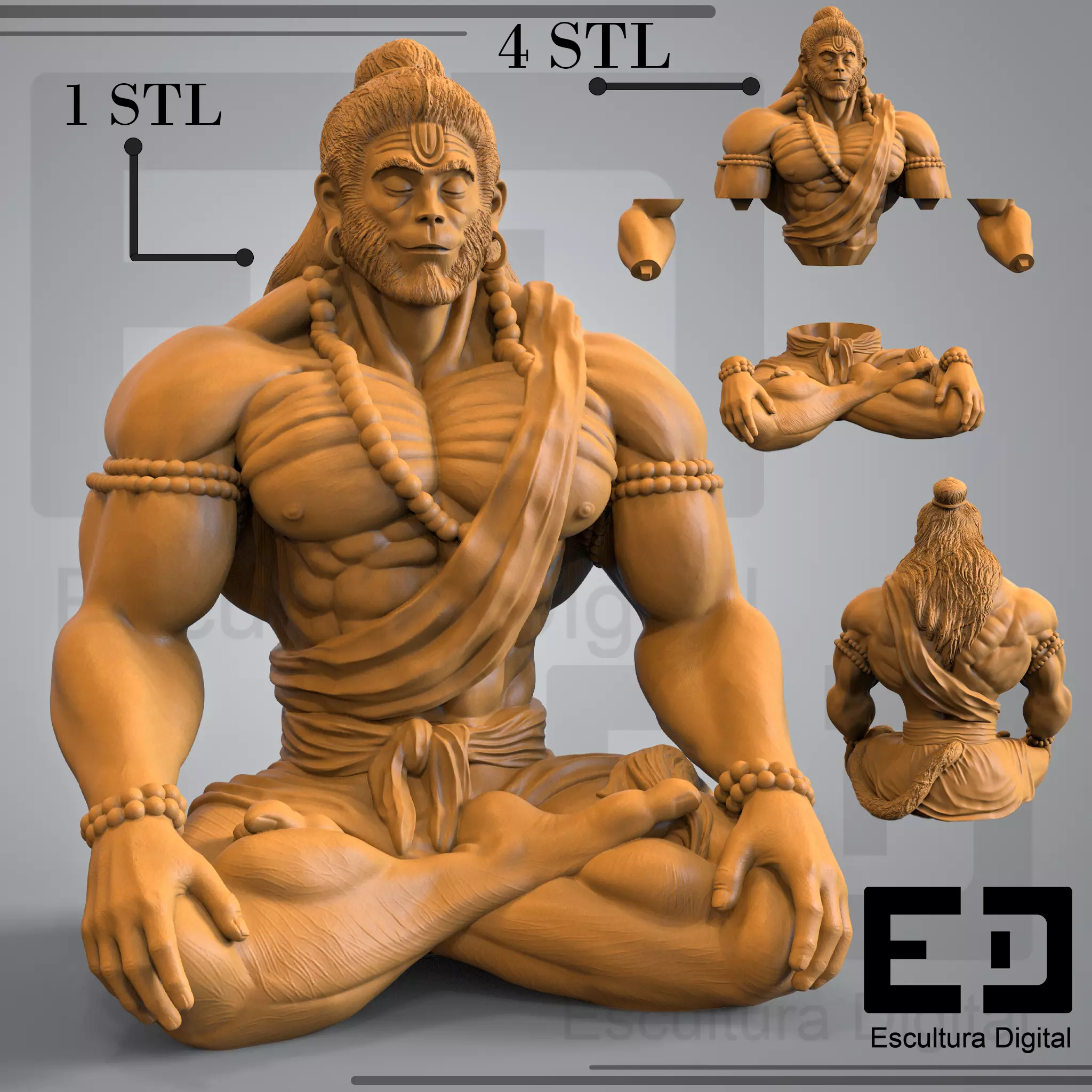 Sun Wukong - Monkey King 3D print model_0