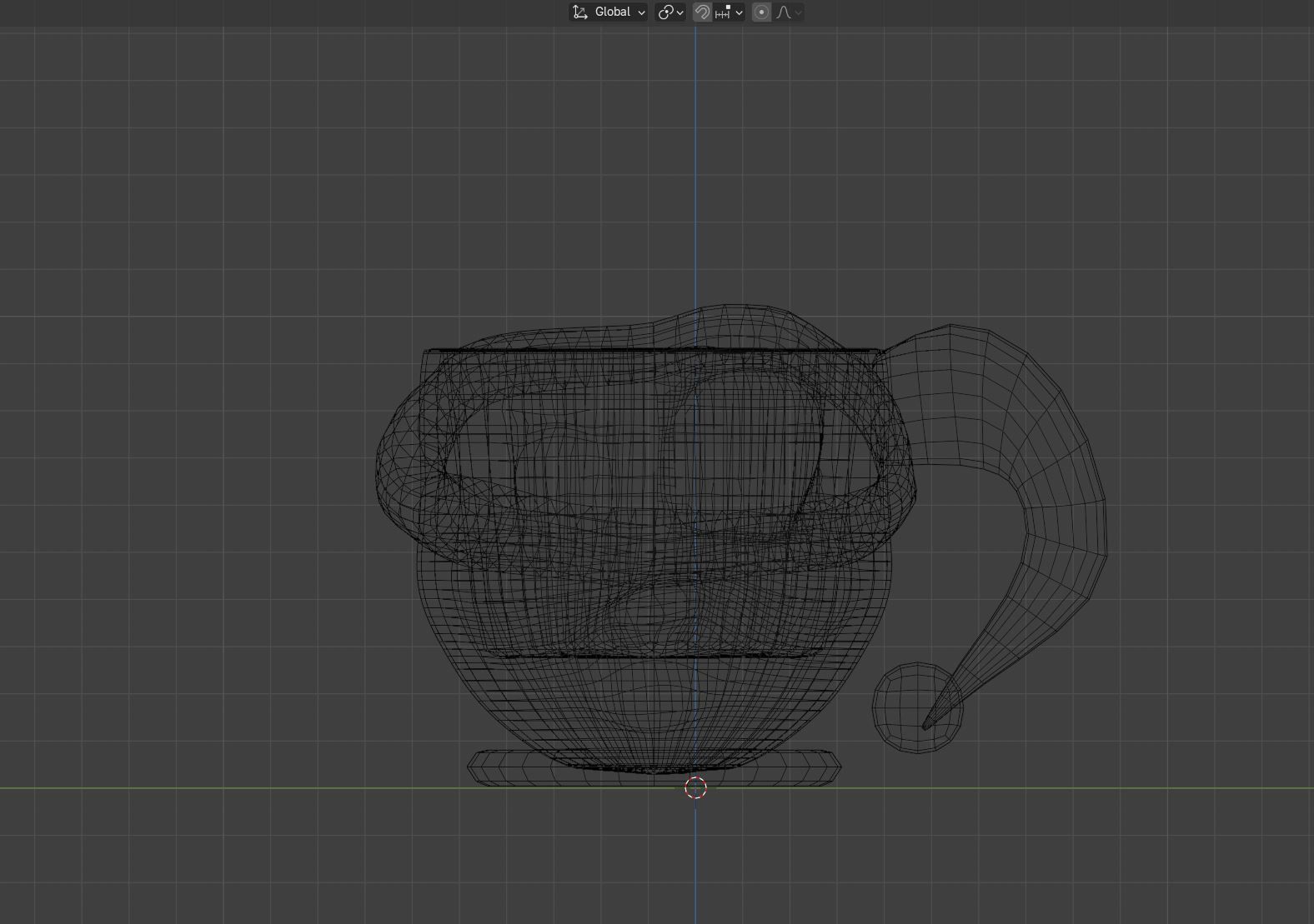 Goofy Elf Mug Low-poly 3D model_12