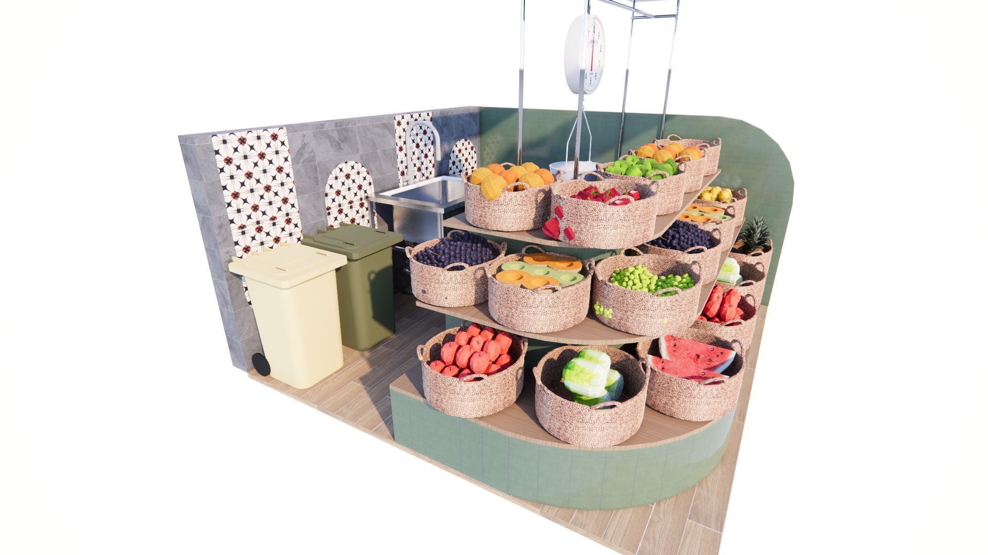 Display Stand 1 3D model_2