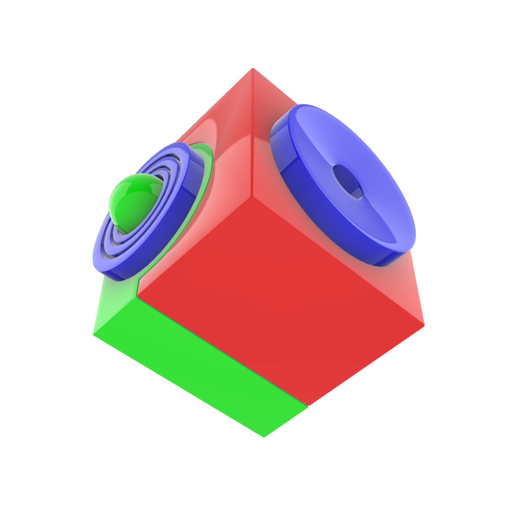 Abstract Art 7 3D model_6