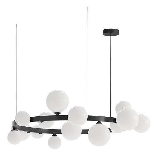 Ring Chandeliers 3D model