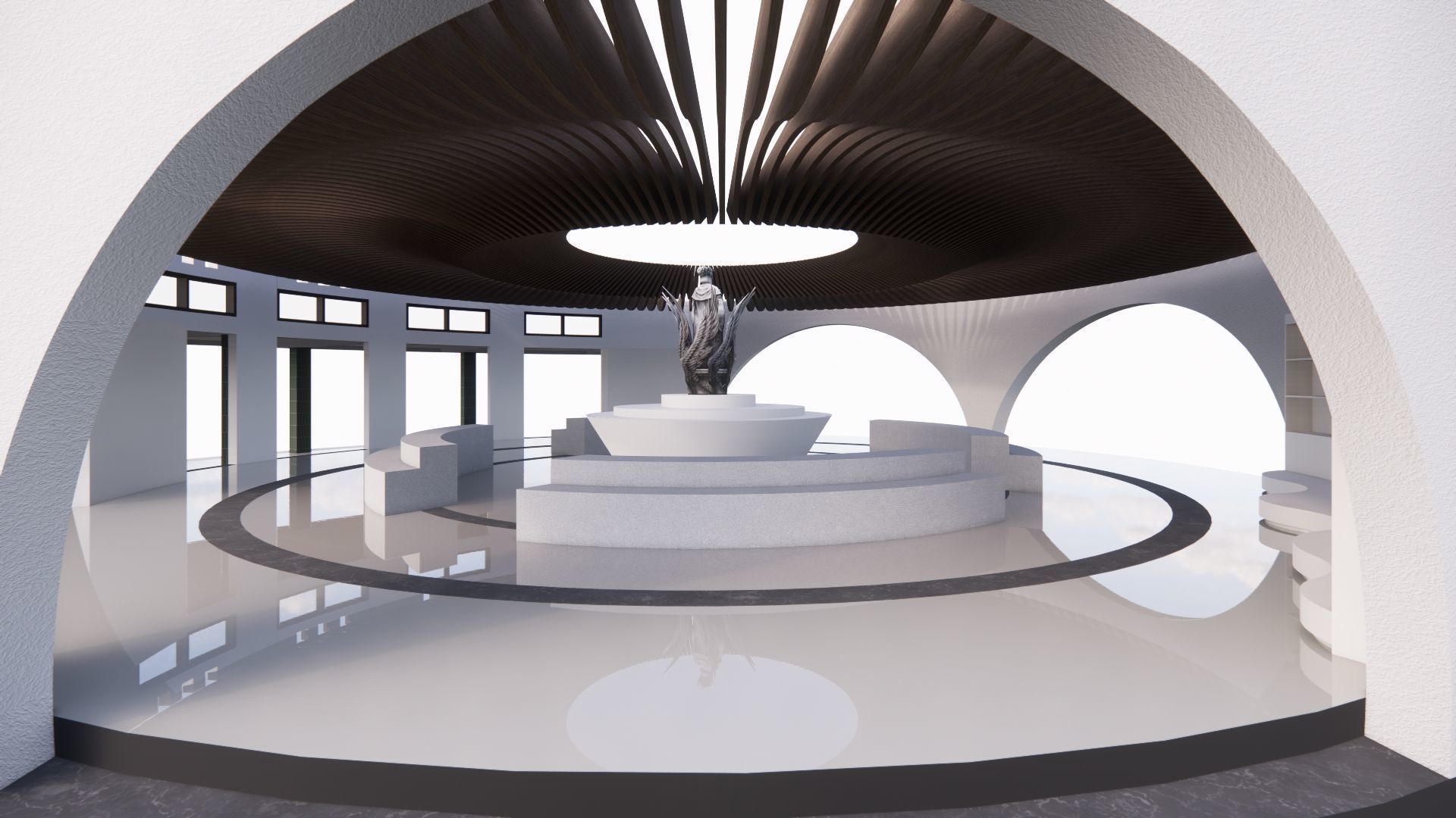 Foyer 3D model_2
