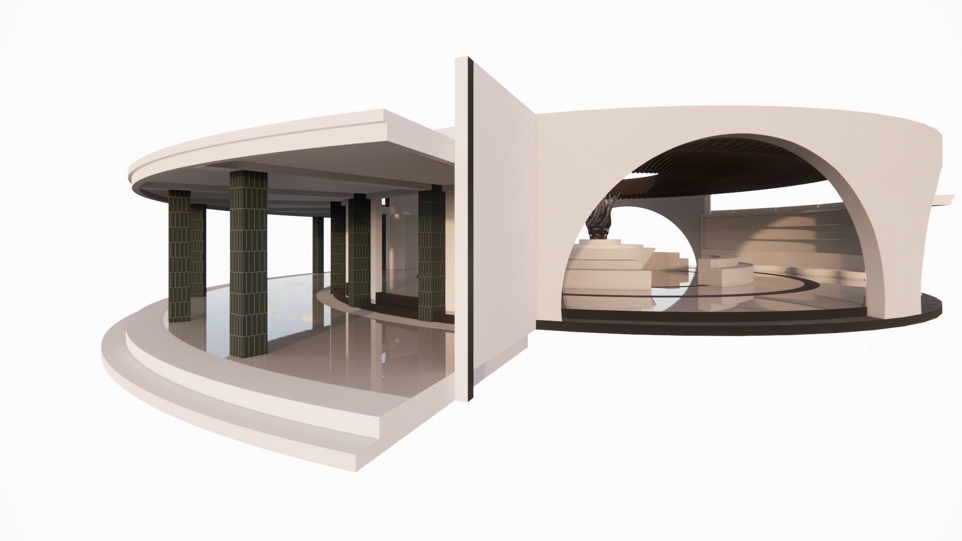 Foyer 3D model_3