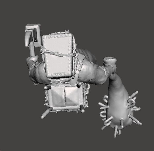 EVIL WITHIN THE KEEPER MINIATURE MODEL FOR HORROR FANTASY RPG 3D print model_7