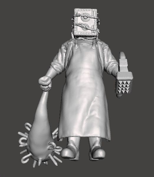 EVIL WITHIN THE KEEPER MINIATURE MODEL FOR HORROR FANTASY RPG 3D print model_8