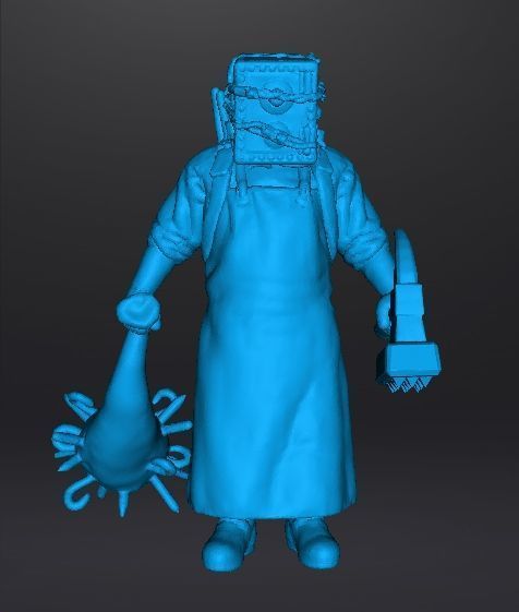 EVIL WITHIN THE KEEPER MINIATURE MODEL FOR HORROR FANTASY RPG 3D print model_10