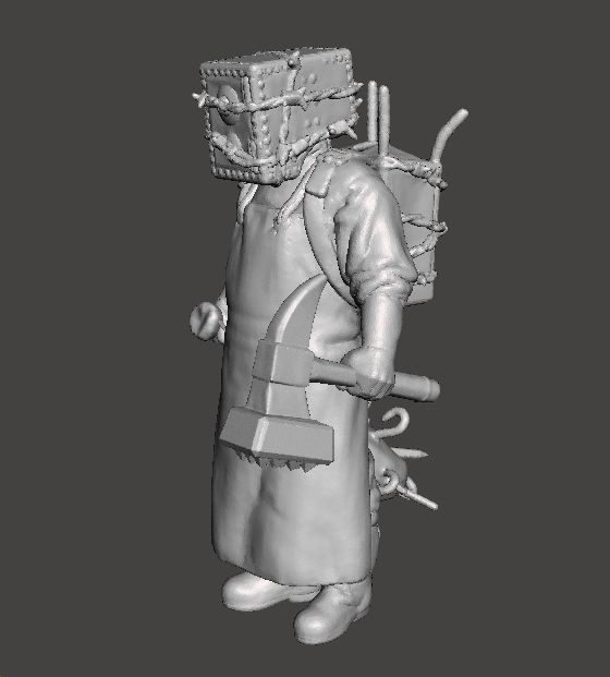 EVIL WITHIN THE KEEPER MINIATURE MODEL FOR HORROR FANTASY RPG 3D print model_2