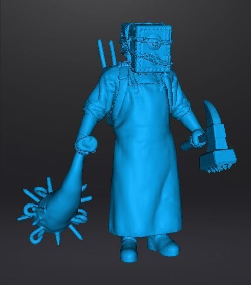 EVIL WITHIN THE KEEPER MINIATURE MODEL FOR HORROR FANTASY RPG 3D print model_9