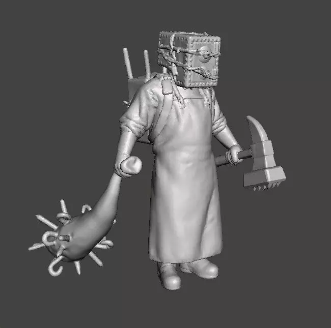 EVIL WITHIN THE KEEPER MINIATURE MODEL FOR HORROR FANTASY RPG 3D print model_0