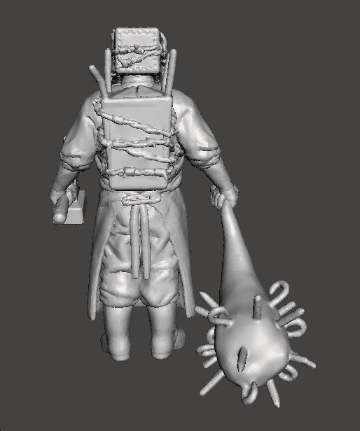 EVIL WITHIN THE KEEPER MINIATURE MODEL FOR HORROR FANTASY RPG 3D print model_6