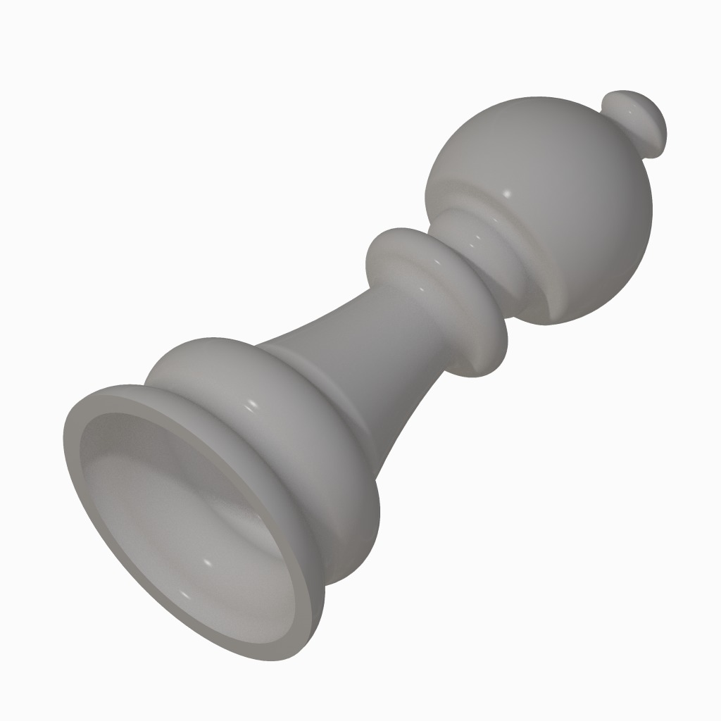 Chess Game Bishop 3D print model_2