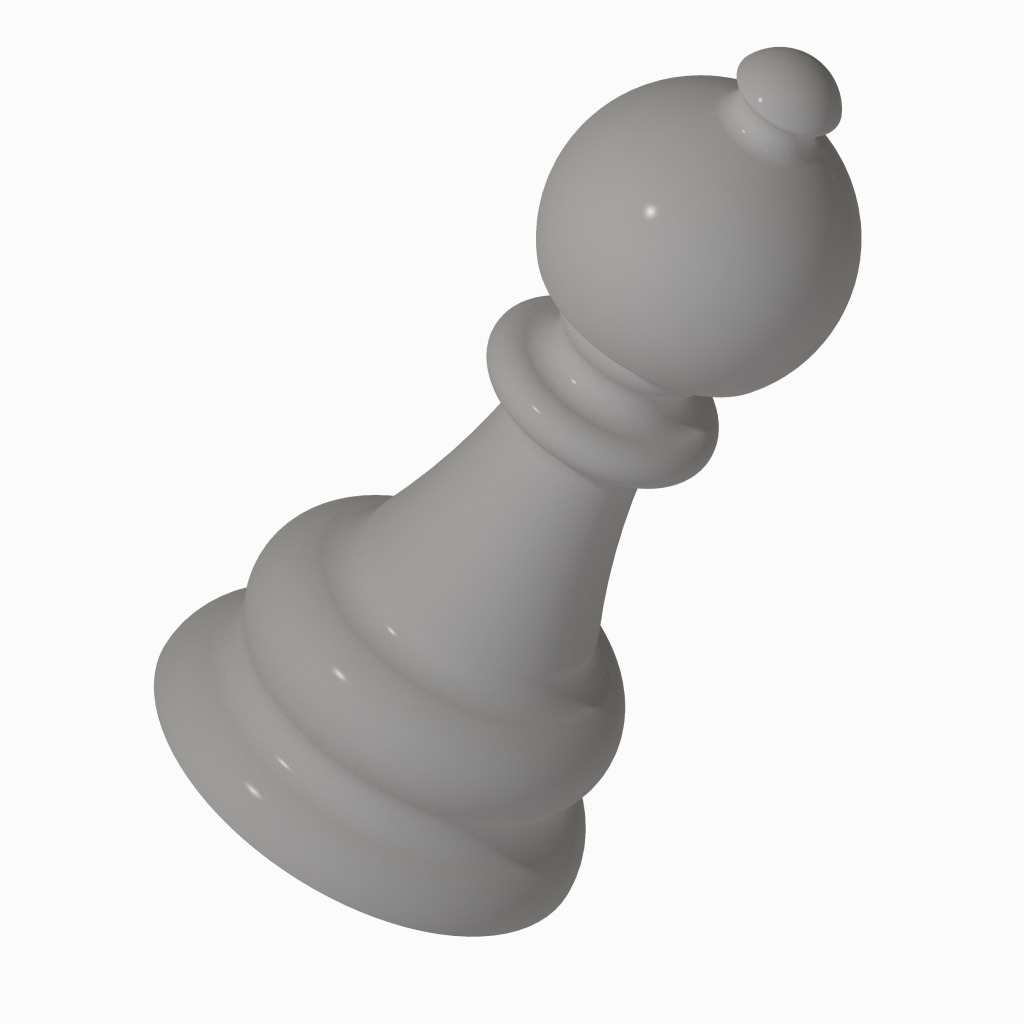 Chess Game Bishop 3D print model_1