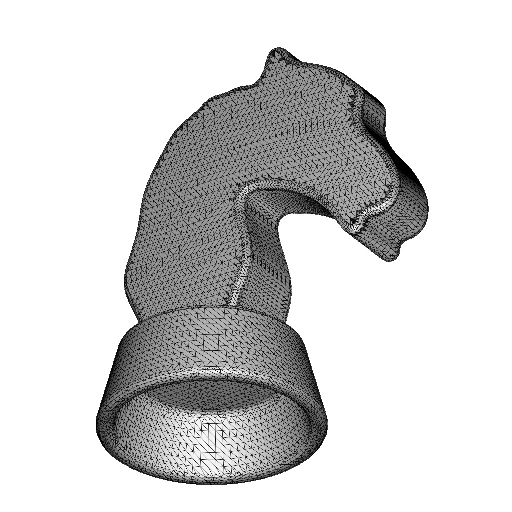 Chess Game Horse 3D print model_4