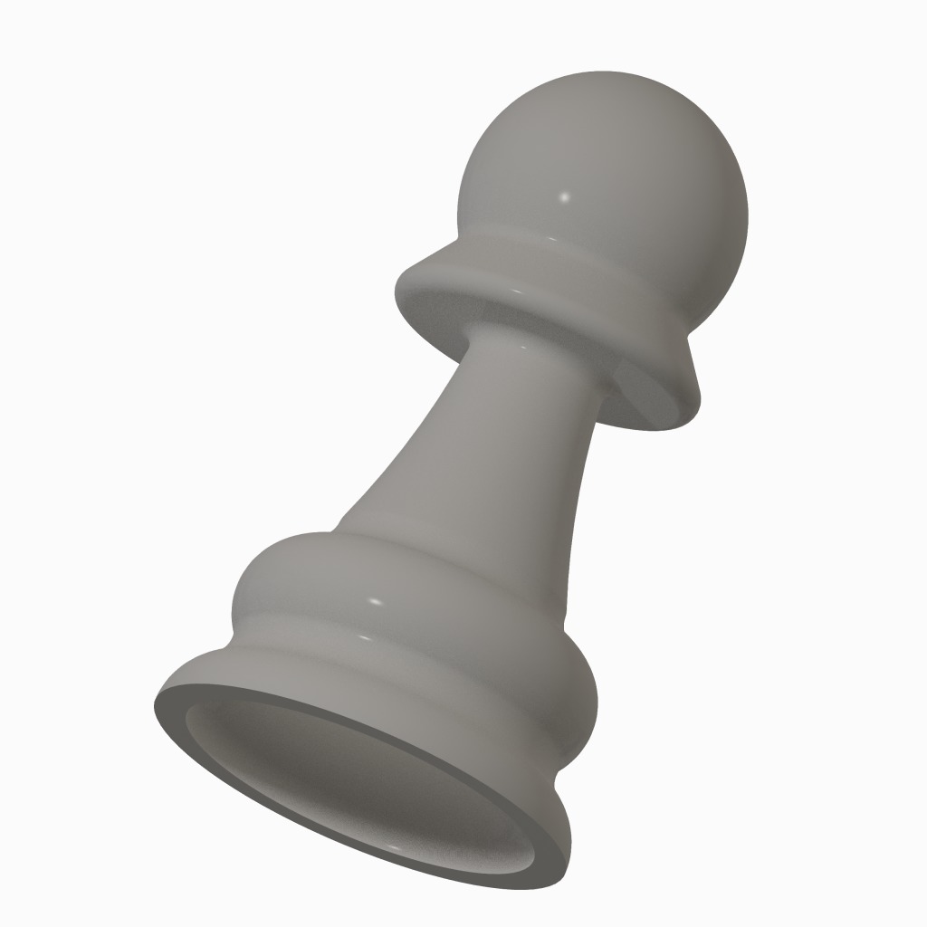 Chess Game Pawn 3D print model_1