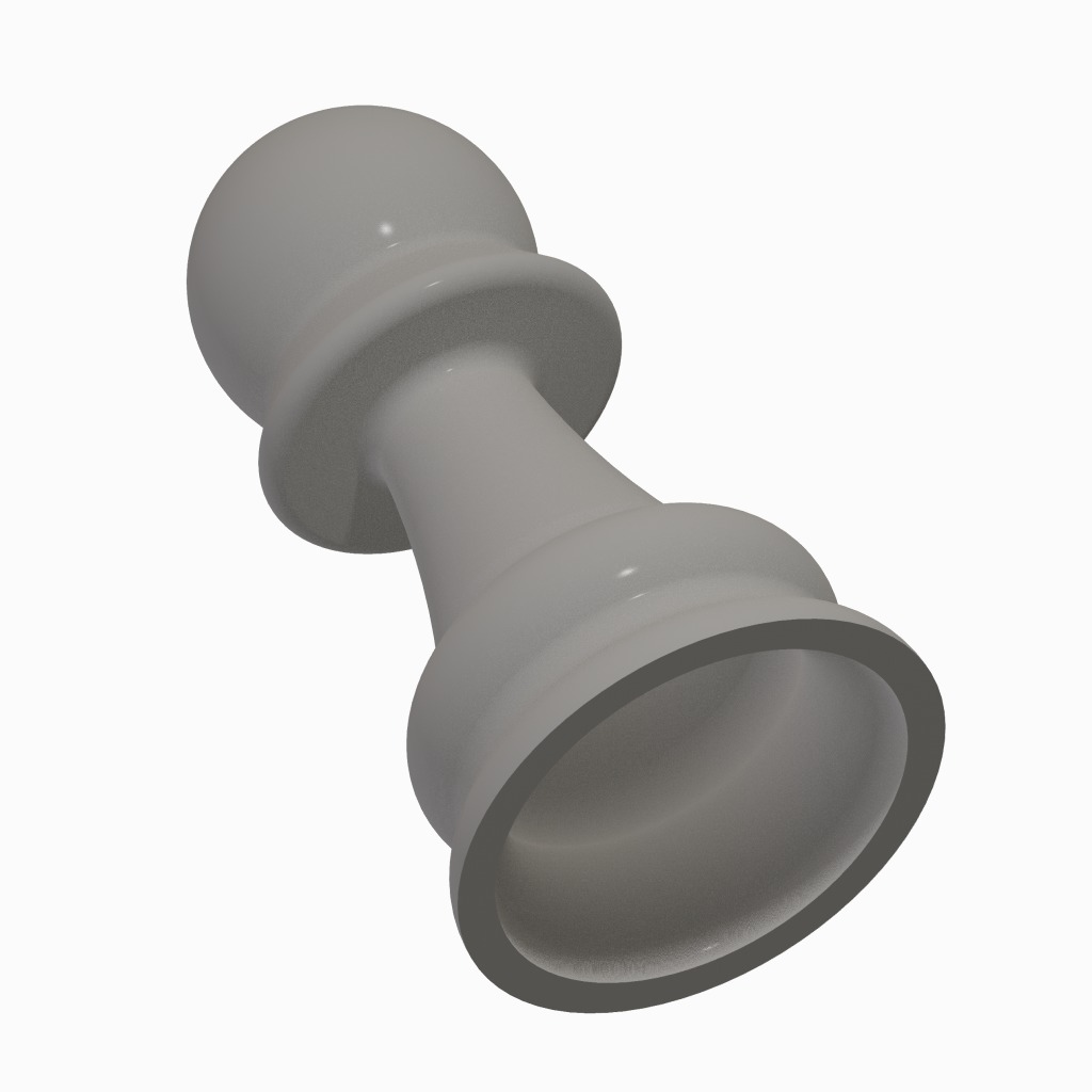 Chess Game Pawn 3D print model_2