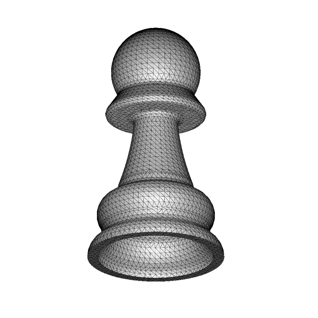 Chess Game Pawn 3D print model_4