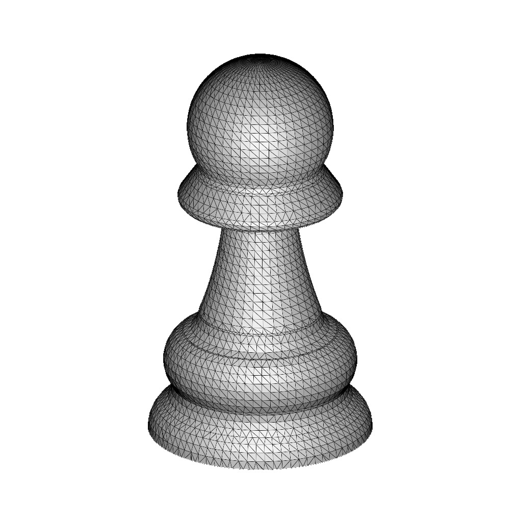 Chess Game Pawn 3D print model_3