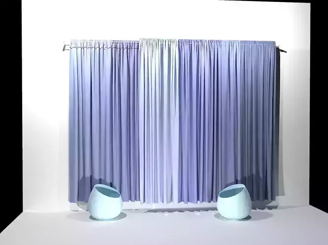 Cortine Blue Tone 3D model